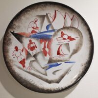 Piatto in maiolica